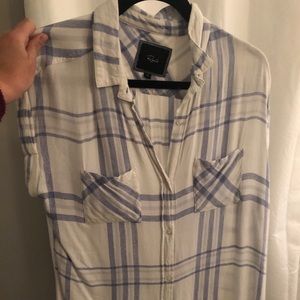 Rails button down short sleeve shirt